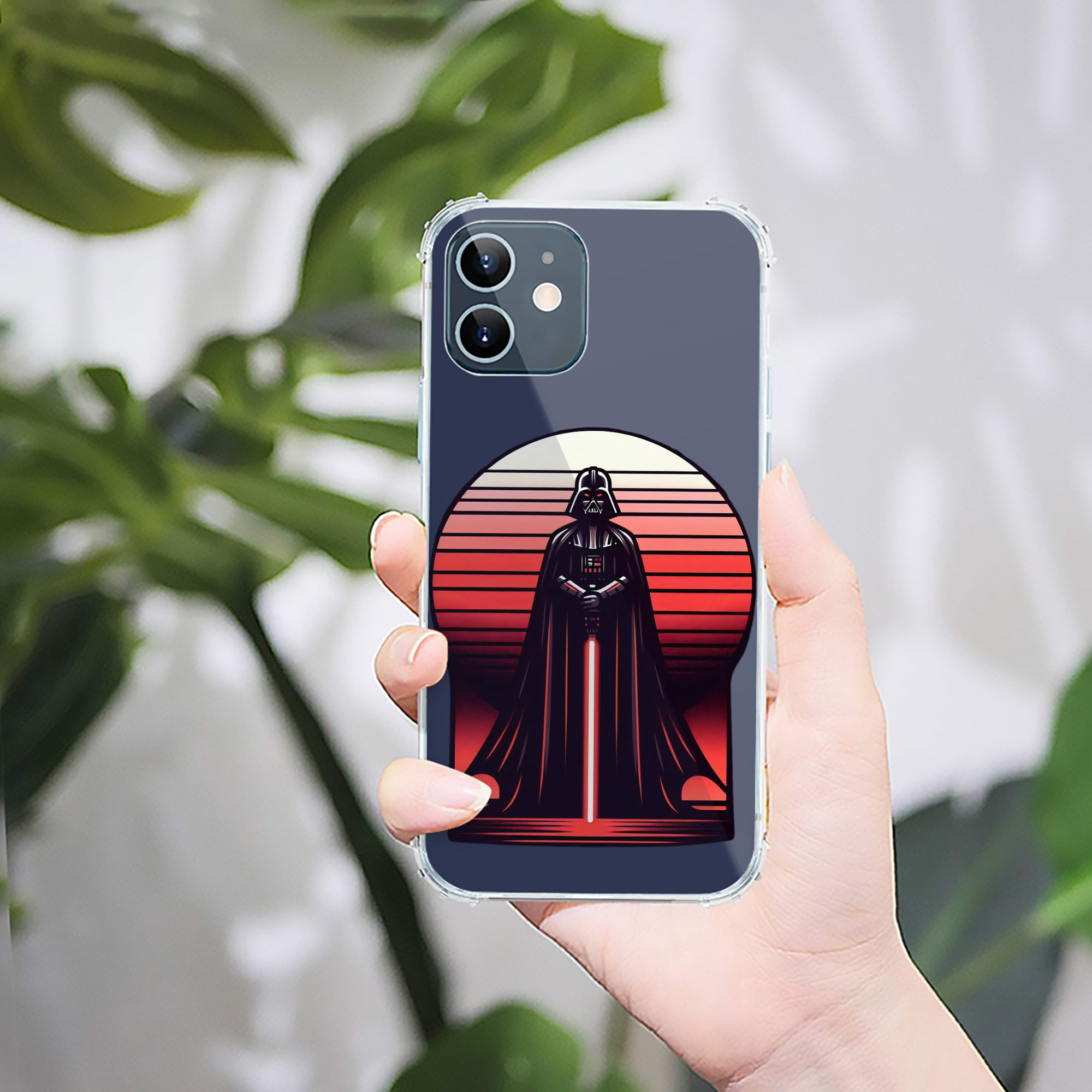 （画像用） スター・ウォーズ Star Wars 【iPhone 12シリーズ対応】透明スマホケース（クリアソフトケース）